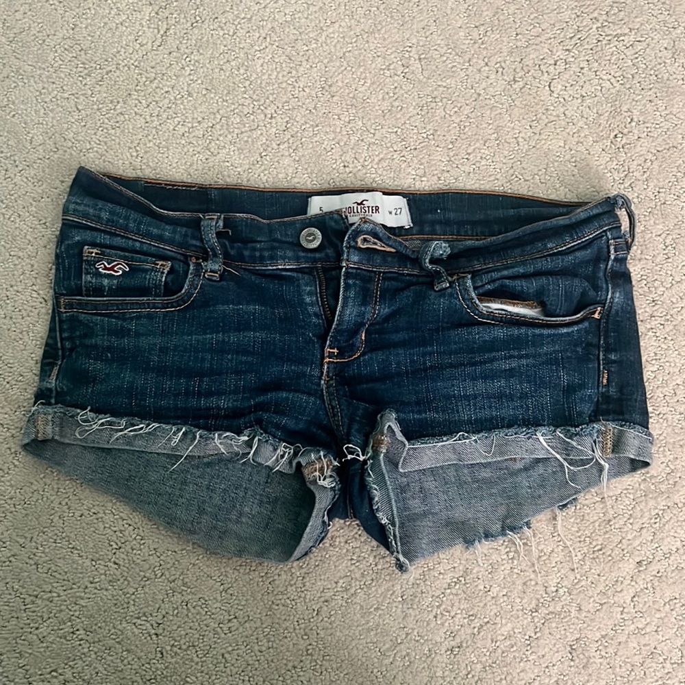 Hollister Low Rise Denim Shorts
